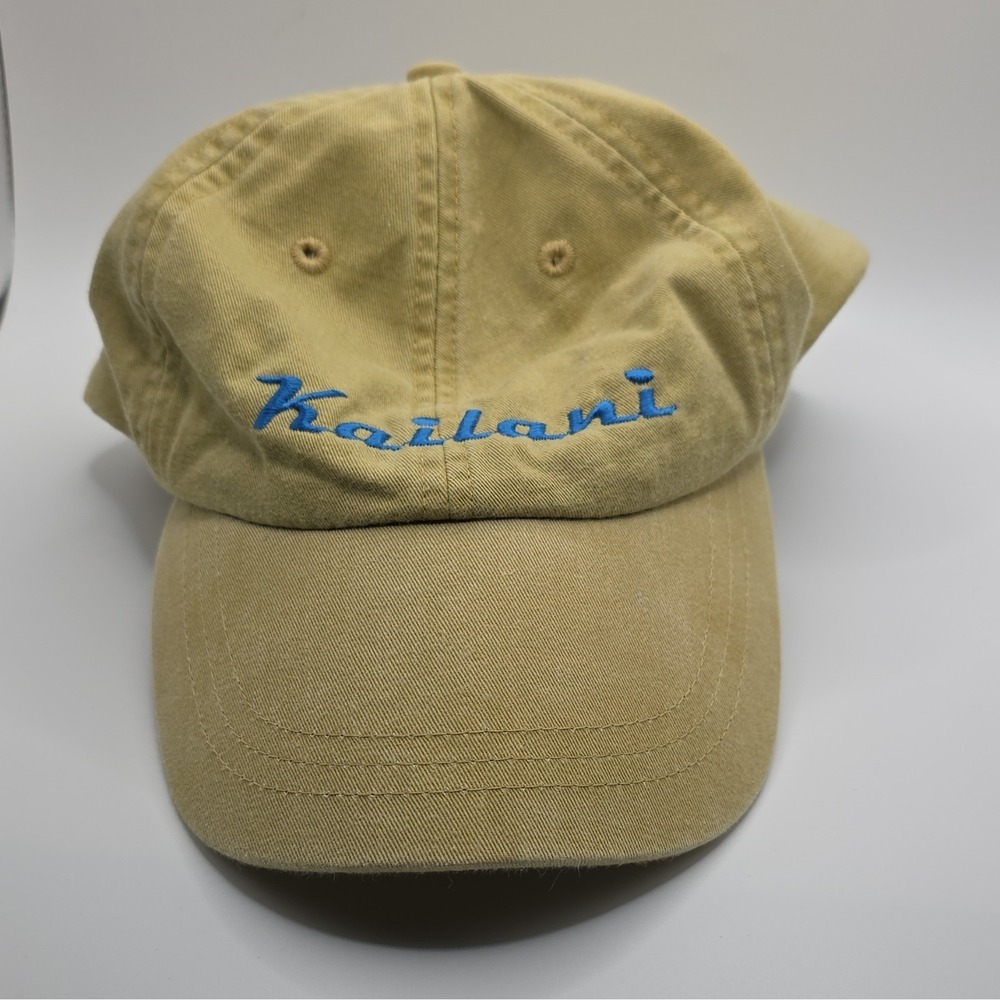 ADAMS Adjustable Khaki Baseball Cap Hat "Kailani" Newport Beach CA One Size